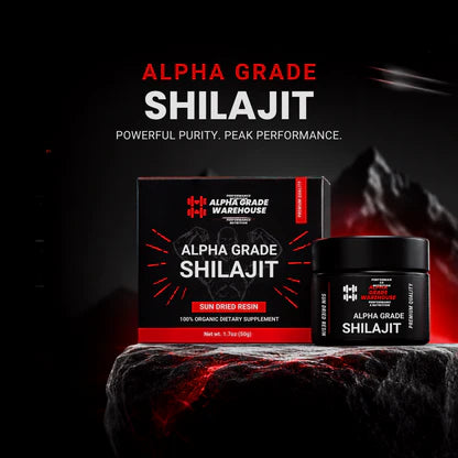Alpha Grade Shilajit Resin Jar 50g – Muscle Warehouse