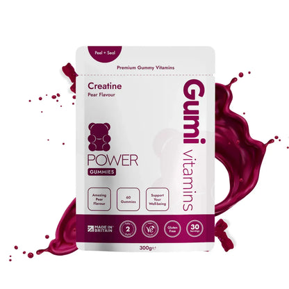 Gumi Vitamins Power Gummies | Creatine Pear Gummies