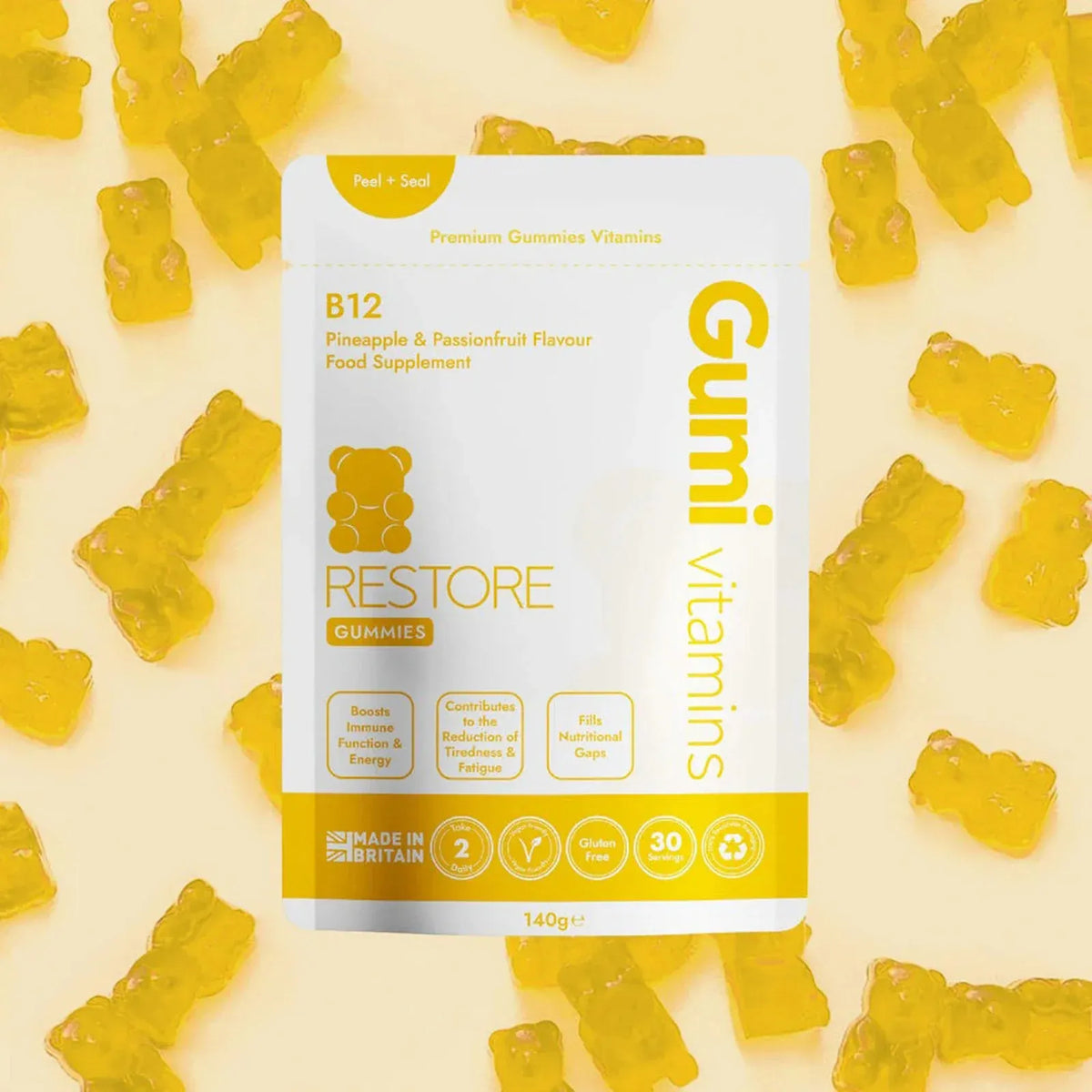 Gumi Vitamins Restore B12 Gummies