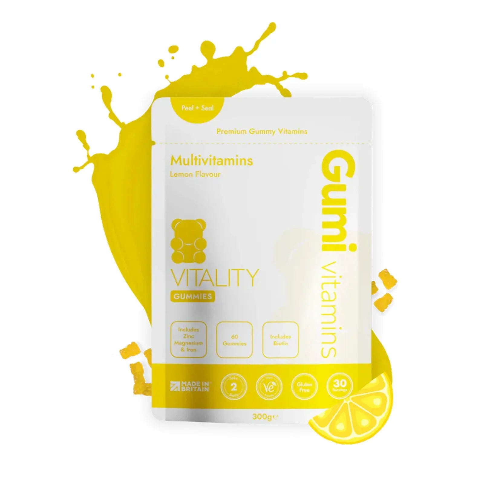 Gumi Vitality Multivitamin Lemon Gummies