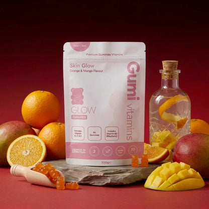 Gumi Glow Skin Gummies | Orange & Mango