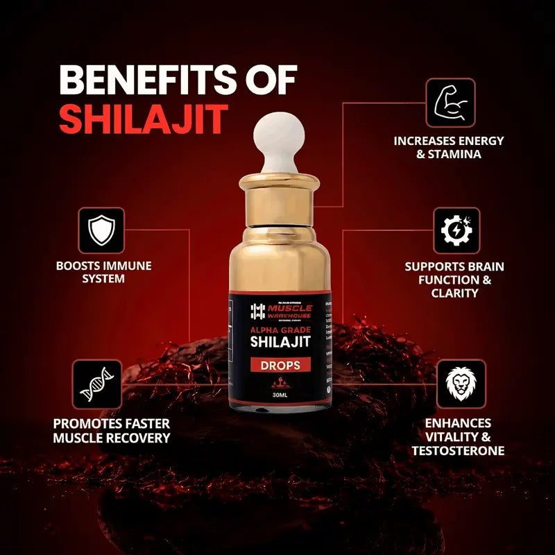 benefits of muscle warehouse liquid shilajit
