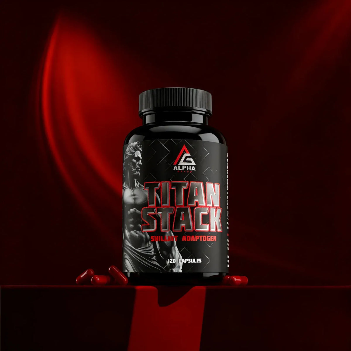 Alpha Grade Titan Stack 120 Capsules