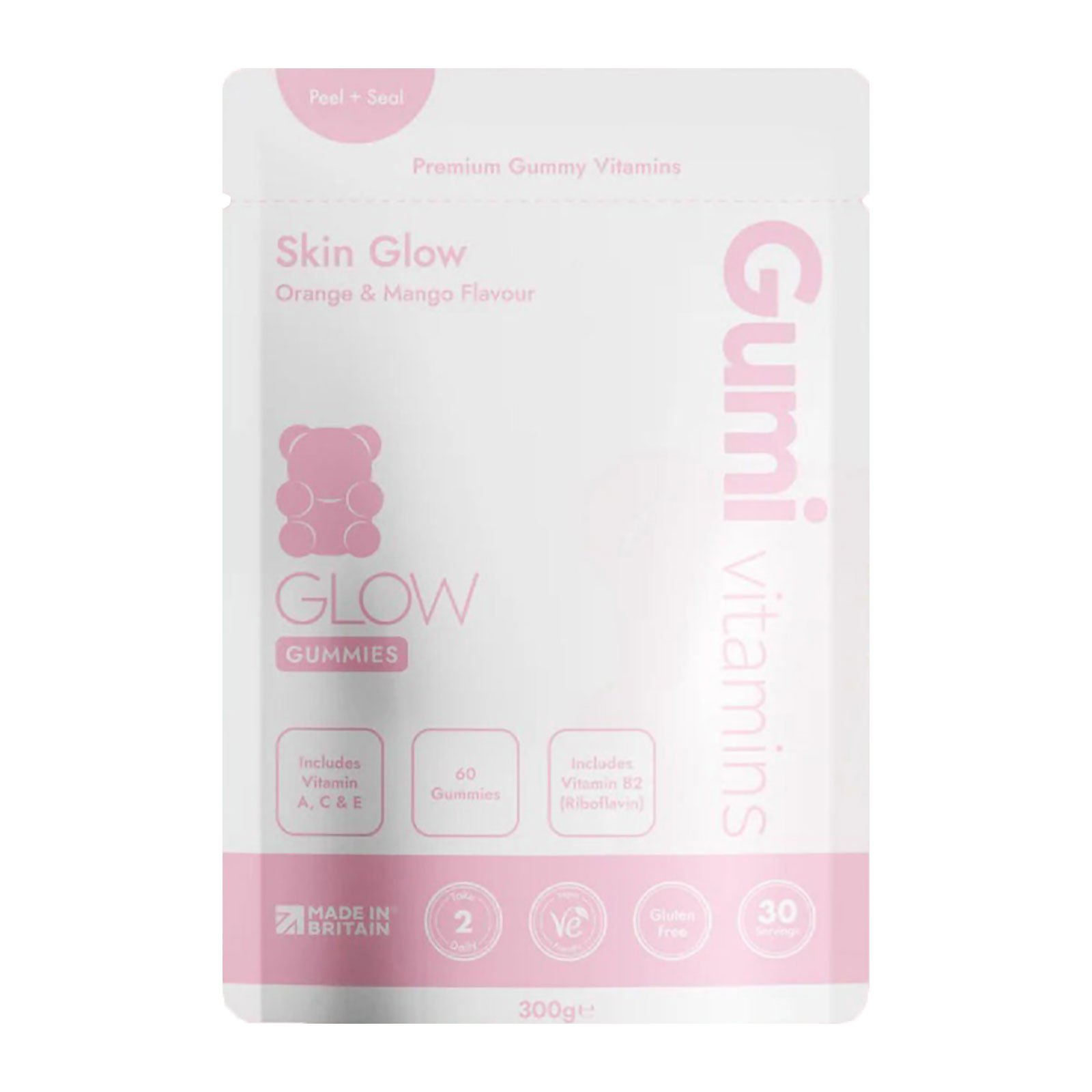 Gumi Glow Skin Gummies | Vegan Radiance & Hydration Skin Glow Gummies