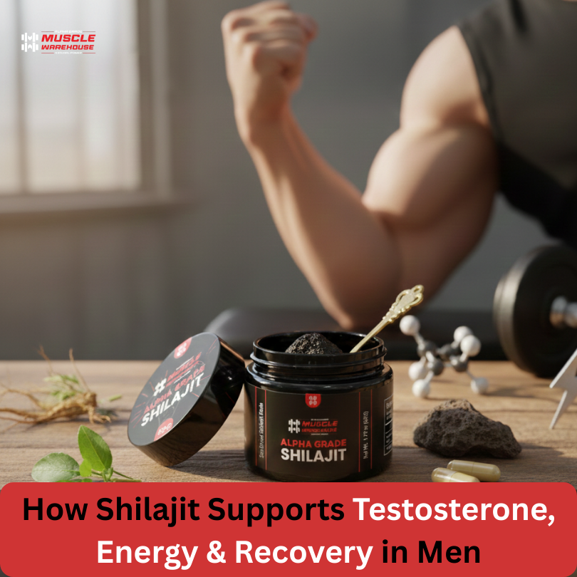 How Shilajit Supports Testosterone, Energy & Recovery